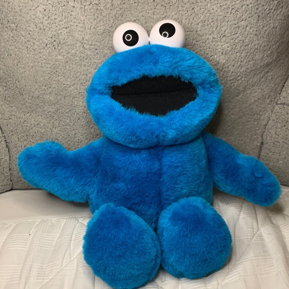 VTG 90’s Talking Tickle Me Cookie Monster w/Demo-Mode Tag Attached BasicallyNEW - Picture 3 of 12